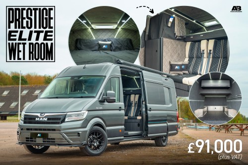 2025 MAN TGE 180 XLWB AB Race Cruiser Prestige Package Wet Room / Motorhome / Race Van